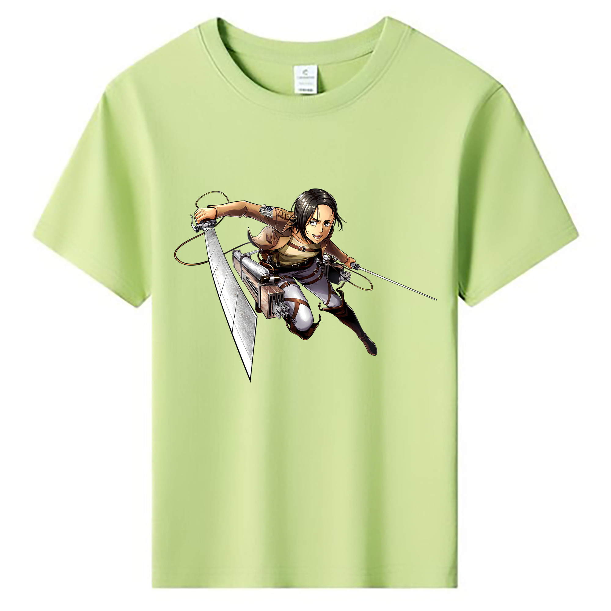 （画像用） 進撃の巨人 Attack on Titan 綿100％キッズTシャツ（フロントプリント）